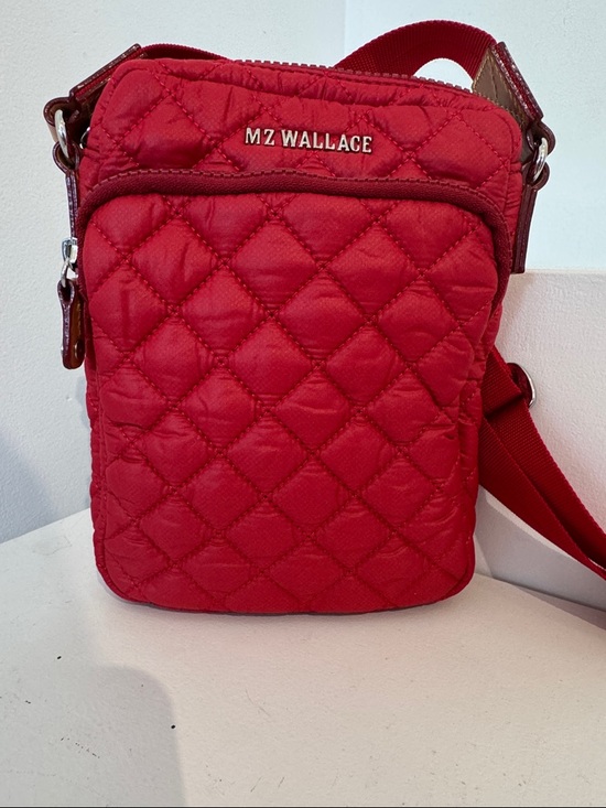 MZ Wallace Handbags - MZ Wallace Cherry Red Quilted Crossbody Bag